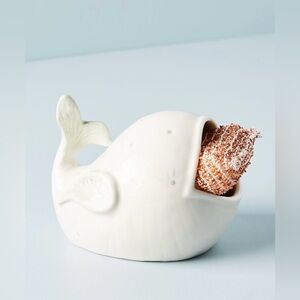 New! Anthropologie Whale Sponge Caddy